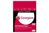 Kreativitet & Hobbyartikler - Daler-Rowney Georgian Oil Paper Pads 12 Sheets 290G 12x9" - 16-403611700