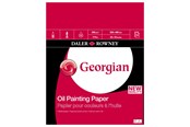 Kreativitet & Hobbyartikler - Daler-Rowney Georgian Oil Paper Pads 12 Sheets 290G 20x16" - 16-403612700