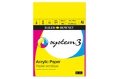 Kreativitet & Hobbyartikler - Daler-Rowney System3 Acrylic Pad 20 Sheets 230G A5 - 16-403600500