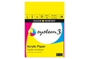 Kreativitet & Hobbyartikler - Daler-Rowney System3 Acrylic Pad 20 Sheets 230G A4 - 16-403600400
