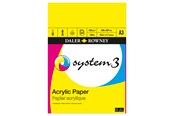 Kreativitet & Hobbyartikler - Daler-Rowney System3 Acrylic Pad 20 Sheets 230G A3 - 16-403600300