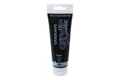 Kreativitet & Hobbyartikler - Daler-Rowney Graduate Acrylic 120 ml Black - 16-123120026