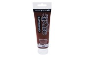 Kreativitet & Hobbyartikler - Daler-Rowney Graduate Acrylic 120 ml Burnt Umber - 16-123120225