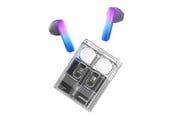 Hovedtelefoner/headset - Joyroom TWS  JR-TC1 IceLens Series wireless headphones with LED lights - black - JR-TC1_B