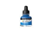 Kreativitet & Hobbyartikler - Daler-Rowney System3 Ink 29.5 ml Fluorescent Blue - 16-161029100