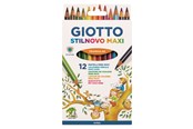 Skrive- og Tegneværktøjer - Giotto Stilnovo Maxi 12 pcs BL - 11-225900