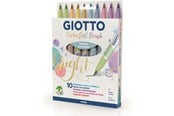Skrive- og Tegneværktøjer - Giotto Turbo Soft Brush Pastel Colours 10 pcs BL - 11-426900