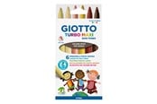 Skrive- og Tegneværktøjer - Giotto Turbo Maxi Skin Tones 6 pcs BL - 11-527000