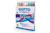 Skrive- og Tegneværktøjer - Giotto Turbo Soft Brush Intense Colours 10 pcs BL - 11-426800