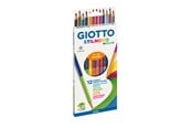 Skrive- og Tegneværktøjer - Giotto Stilnovo Bicolor 12 pcs - 11-256900