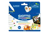 Skrive- og Tegneværktøjer - Giotto Decor Materials Paint Markers 6 pcs BL - 11-453300