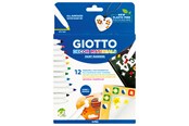 Skrive- og Tegneværktøjer - Giotto Decor Materials Paint Markers 12 pcs BL - 11-453400