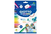 Skrive- og Tegneværktøjer - Giotto Decor Textile Paint Markers  12 pcs BL - 11-494900