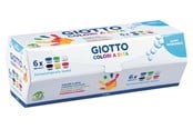 Kreativitet & Hobbyartikler - Giotto Dita Finger Paint 6x100 ml - 12-534100