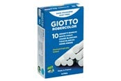 Skrive- og Tegneværktøjer - Giotto Robercolor Chalks White Box 10-pack - 12-538700