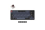 Tastatur - Keychron K2 Pro QMK/VIA Wireless RGB Hot Swap K Pro Brown - Gaming Tastatur - Uden Numpad - Nordisk - Sort - K2P-J3P-BO