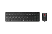Tastatur - Lenovo Pro Combo 6000 - Tastatur & Mus sæt - Nordisk - Sort - 4X31S04854