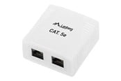 Netværkskabel - Lanberg network coupler - white - Hvid - OU5-0002-W