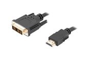 Skærmkabel - Lanberg adapter cable - HDMI / DVI - 3 m - CA-HDDV-10CC-0030-BK