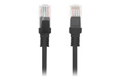 Netværkskabel - Lanberg patch cable - 30 m - black RAL 9004 - Sort - 30m - PCU5-10CC-3000-BK