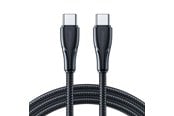 USB kabel - Joyroom S-A11 Surpass cable 60W USB-C - USB-C 0.25m - black - S-A11 C-C 60W 0.25m black