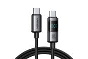 USB kabel - Joyroom  S-A16 Pro Prism Series 3A USB-A - Lightning Cable with Display 1.2m - Black - S-A16 PRO_CC
