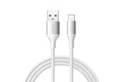 USB kabel - Joyroom S-A28 Flash Series 3A USB-A - Lightning cable 1m - white - S-A28_ALW1