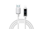 USB kabel - Joyroom S-A55 StarFlight 3A USB-A - Lightning cable 1.2m - white - S-A55 A-L 3A 1.2m white