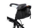 Cykeltilbehør - Wozinsky small bicycle saddle bag 0.6 l black (WBB8BK black) - 5907769300394