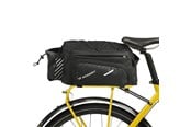 Cykeltilbehør - Wozinsky  Bike Pannier Rack Bag with Shoulder Strap 9L (Rain Cover Included) Black (WBB22BK) - 5907769300646