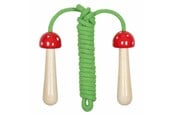 Udendørsleg - Goki Skipping Rope Wooden Handles Mushroom - 63862