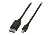 Skærmkabel - EFB NORDIC EFB-Elektronik - DisplayPort cable - Mini DisplayPort to DisplayPort - 3 m - K5565SW.3
