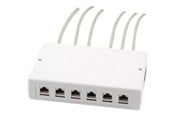 Netværkstilbehør - EFB NORDIC EFB-Elektronik Keystone Distribution Box SM 6/12 - surface mount distribution box - ET-25174.1