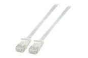 Netværkskabel - EFB NORDIC EFB-Elektronik patch cable - 50 cm - white - Hvid - 0.5m - K8107WS.0,5