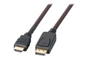 Skærmkabel - EFB NORDIC EFB-Elektronik adapter cable - DisplayPort / HDMI - 1 m - K5561SW.1V2
