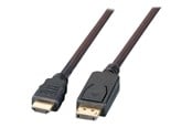 Skærmkabel - EFB NORDIC EFB-Elektronik adapter cable - DisplayPort / HDMI - 5 m - K5561SW.5V2