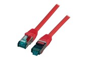 Netværkskabel - EFB NORDIC EFB-Elektronik patch cable - 15 cm - red - Rød - 0.1m - MK6001.0,15R