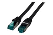Netværkskabel - EFB NORDIC EFB-Elektronik patch cable - 0.5 m - black - Sort - 0.5m - MK6001.0,5B