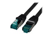 Netværkskabel - EFB NORDIC EFB-Elektronik patch cable - 1.5 m - black - Sort - 1m - MK6001.1,5B