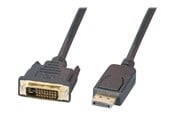 Skærmkabel - EFB NORDIC EFB-Elektronik - video adapter cable - DisplayPort to DVI-D - 1 m - K5564SW.1V2