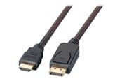 Skærmkabel - EFB NORDIC EFB-Elektronik adapter cable - DisplayPort / HDMI - 3 m - K5561SW.3V2