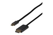 Skærmkabel - EFB NORDIC EFB-Elektronik - video adapter cable - 24 pin USB-C to DisplayPort - 2 m - EBUSBC-DP12K.2