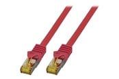 Netværkskabel - EFB NORDIC EFB-Elektronik patch cable - 15 cm - red - Rød - 0.1m - MK7001.0,15R