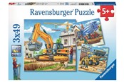 Puslespil - Ravensburger Large Construction Vehicles 3x49st. - 092260