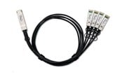 Netværkskabel - ZyXEL 100GBase-AOC direct attach cable - 3 m - Sort - 3m - DAC100F25-3M-ZZ0101F
