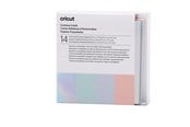 Labelprinter - Cricut Pastel Sampler - cutaway card set - white powder blue tulip whispering blue silver matte holographic - 2009484