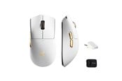 Mus - MCHOSE K7 Ultra Lightweight Wireless - Gaming Mus - Optisk - 6 knapper - Hvid - MC-K7-11