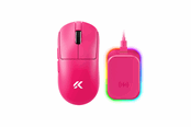 Mus - MCHOSE A7 V2 Ultra+ Lightweight Wireless - Gaming Mus - Optisk - 6 knapper - Rød - MC-A7V2-11