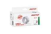 Papir, Fotopapir og Etiketter - METO Prisetiketter, 26x16mm, hvid, 6rl/1000 - 9506167