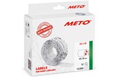 Papir, Fotopapir og Etiketter - METO Prisetiketter, 26x16mm, hvid, 12rl/1000 - 30007359